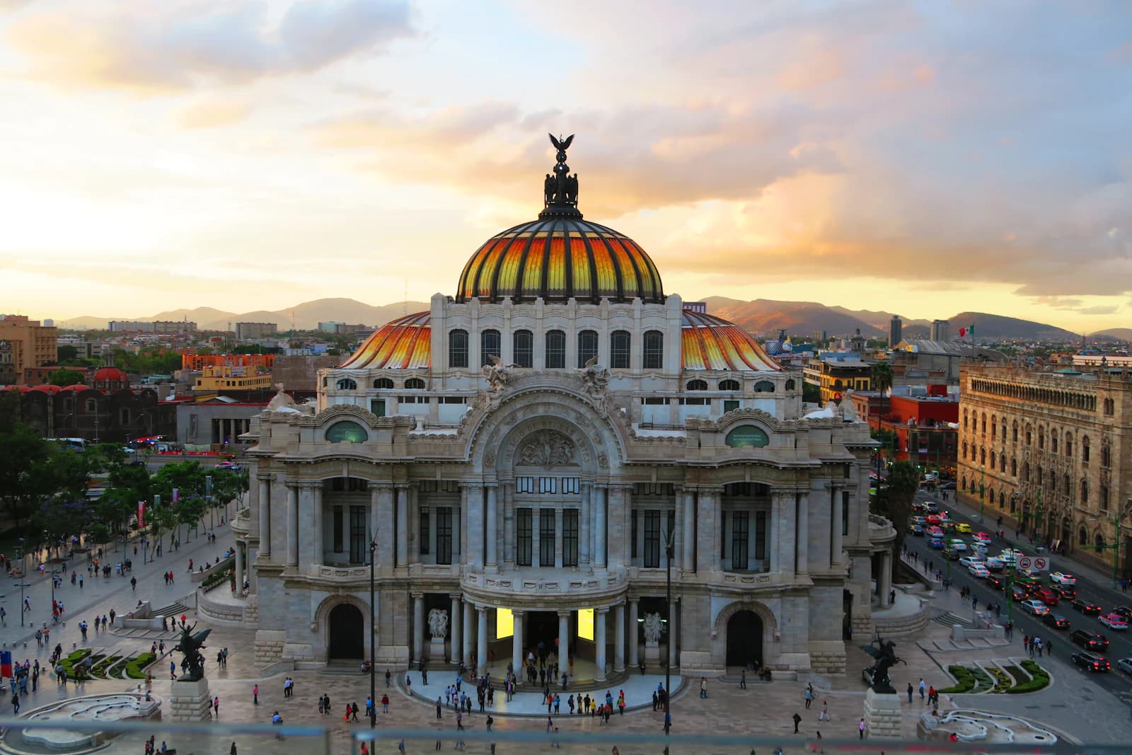 Vista urbana de México