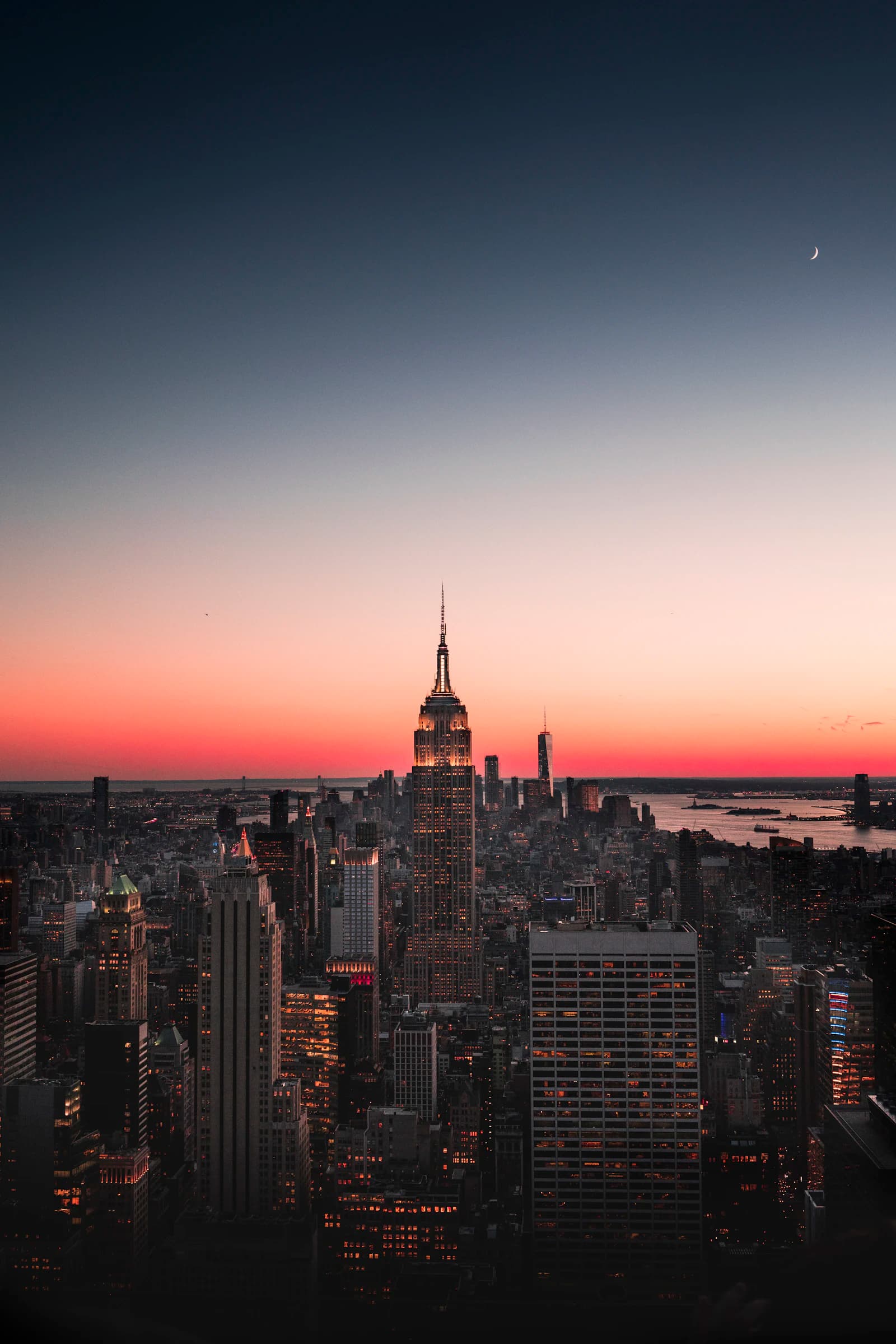 Vista urbana de Estados Unidos
